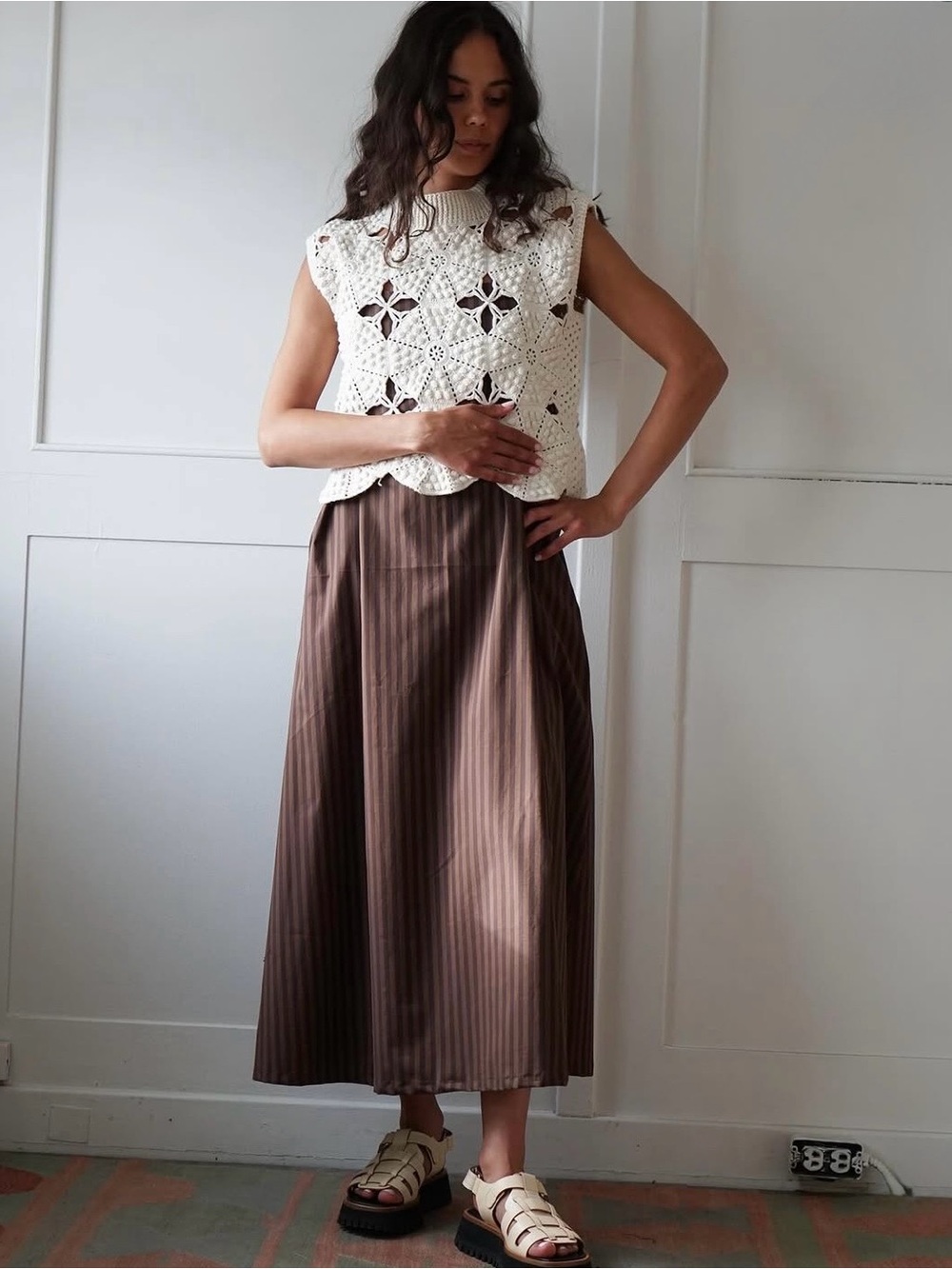 Proche Studio Nona Crochet Vest - Picture 4 of 8
